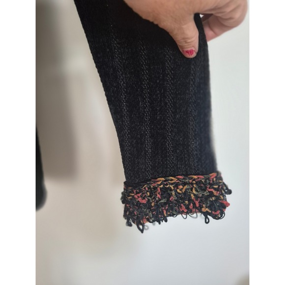 VINTAGE NWT Gantos Chenille Knit Cardigan SweaterMedium Multicolor Button Front‎ - Picture 7 of 16